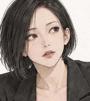店主の表情