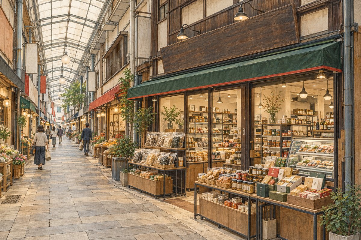 小森商店の店先
