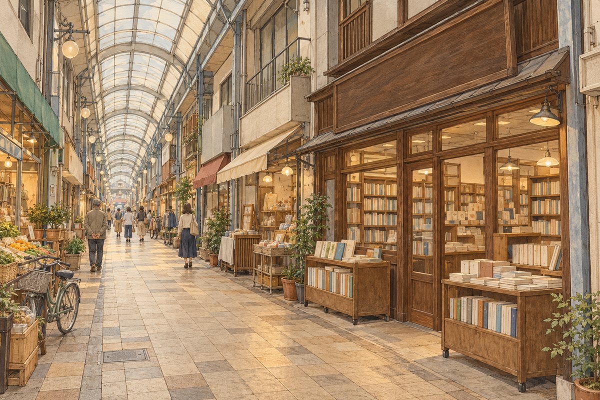 久世書店の店先